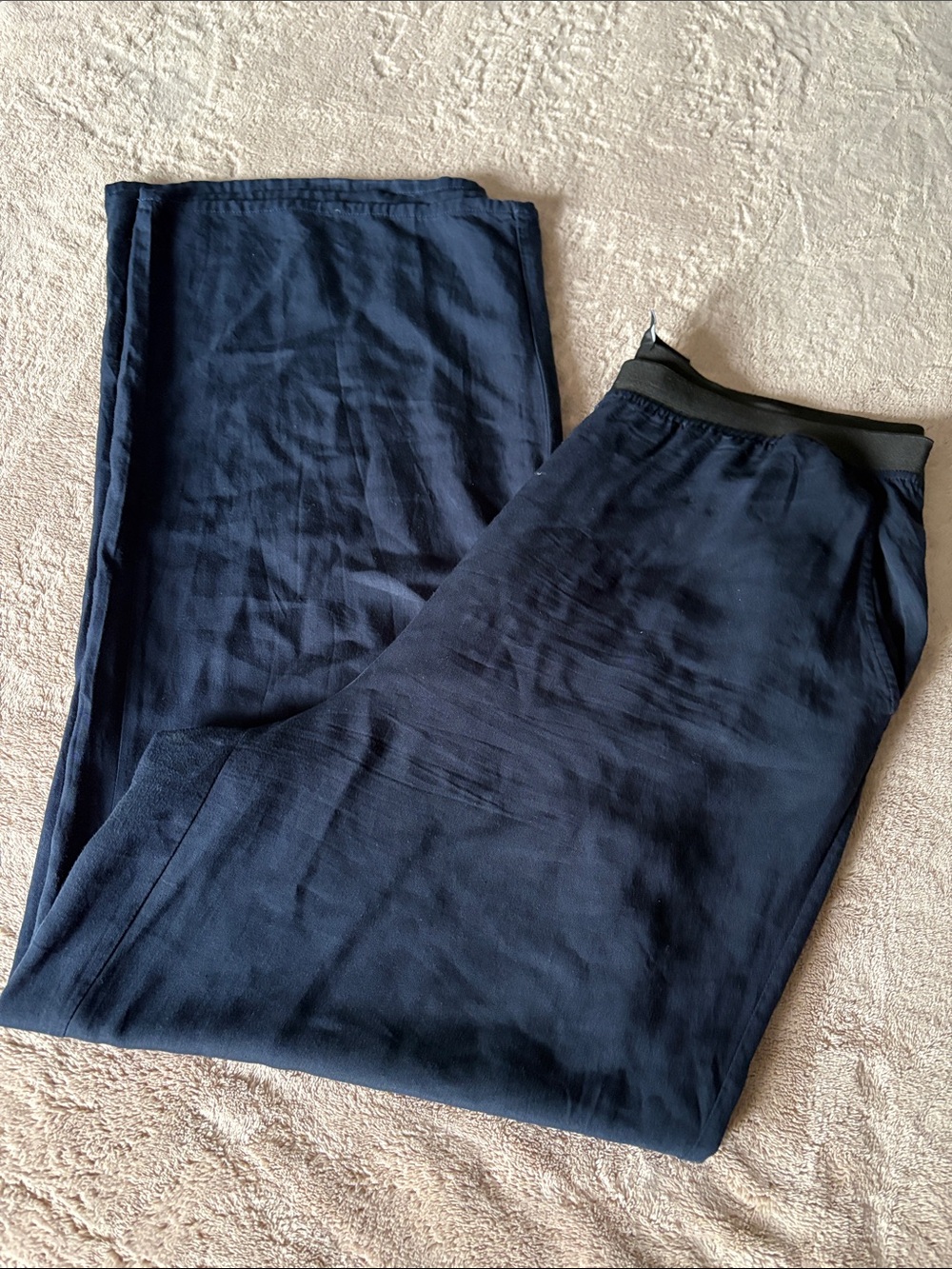 Men's Casual Drawstring Pants - Navy